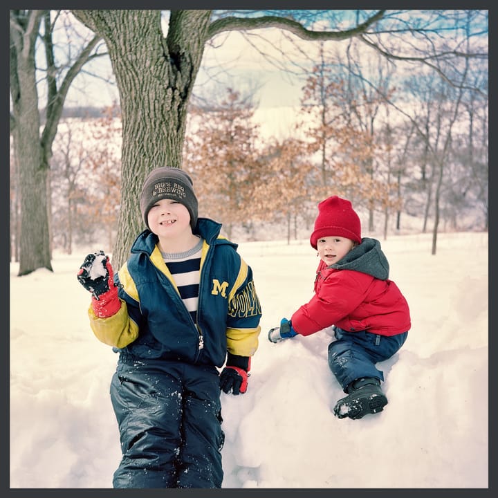Jacob And Ethan Throwing Snowballs E1